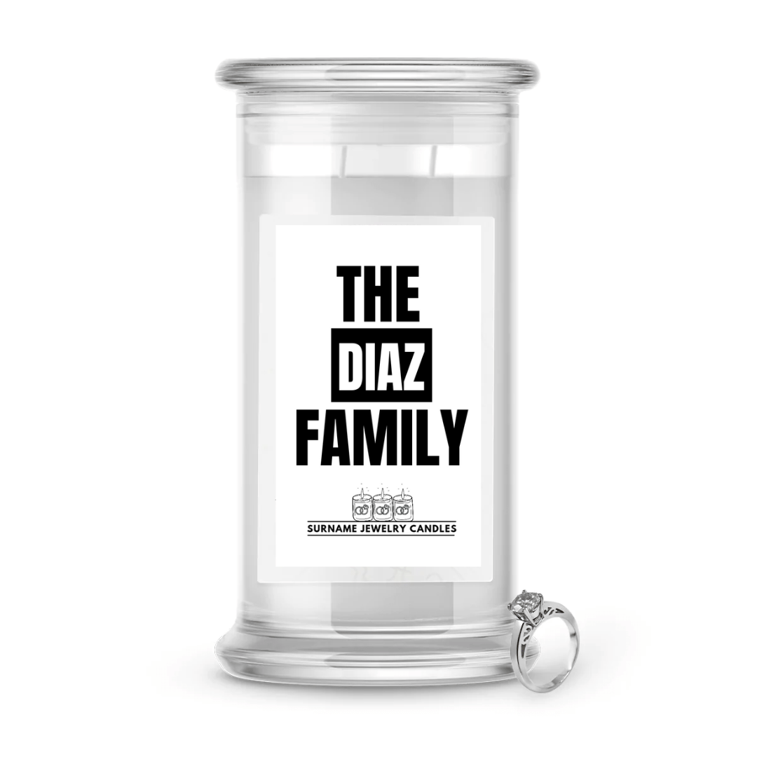 The Diaz Family | Surname Jewelry Candles