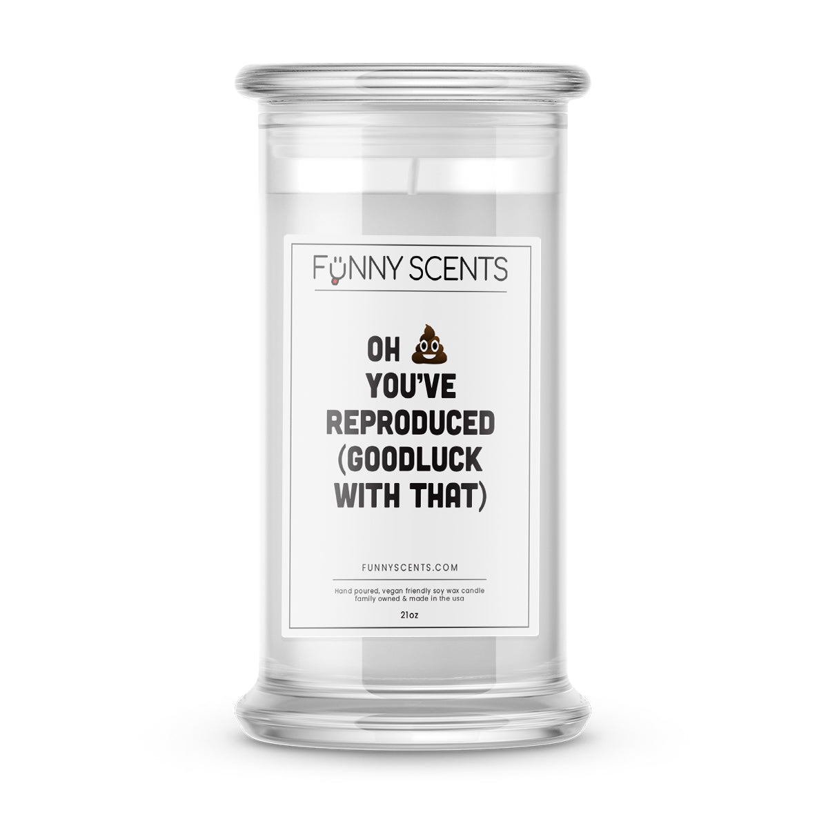 Oh Shit You've Reproduced (Good Luck with that) Funny Candles