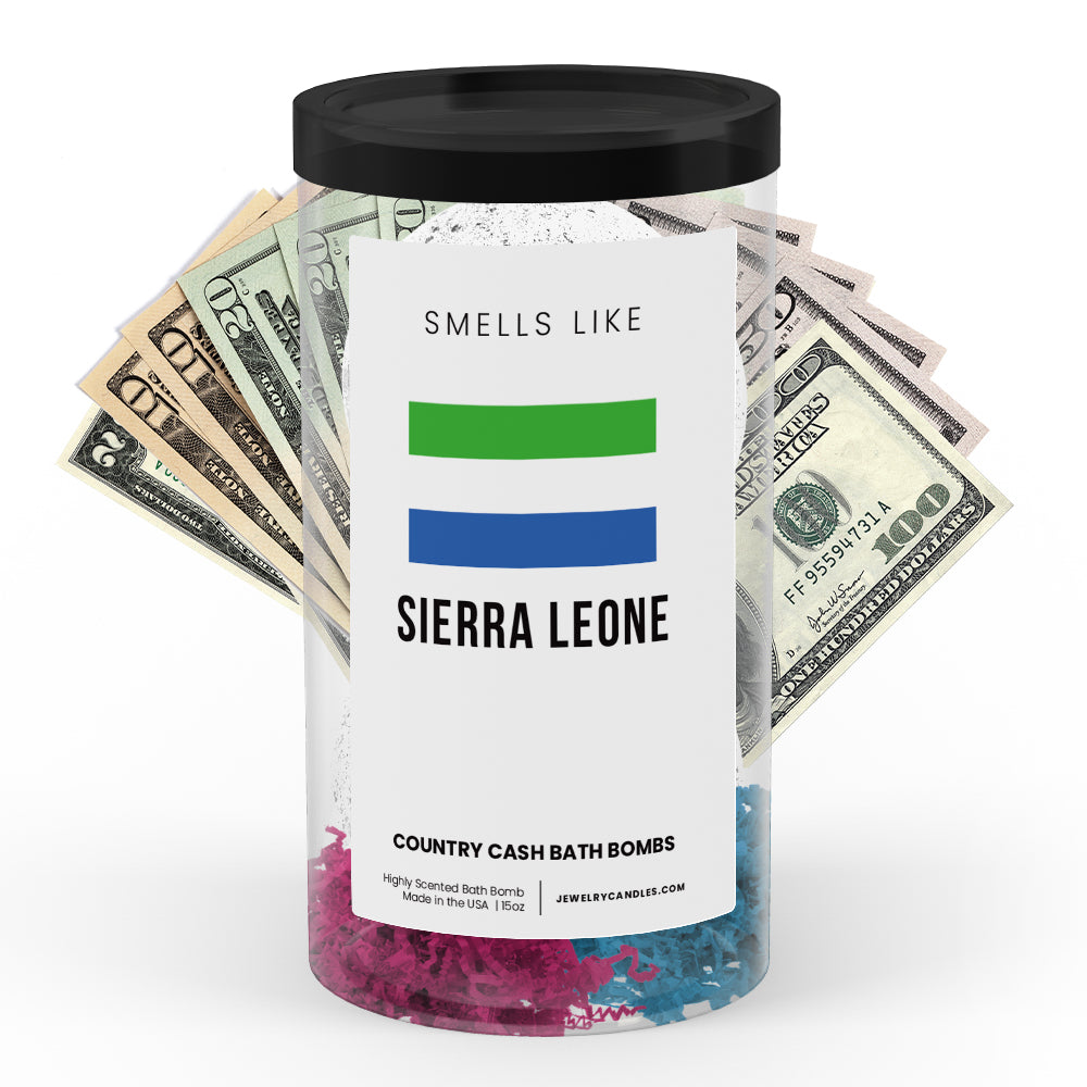 Smells Like Sierra Leone Country Cash Bath Bombs