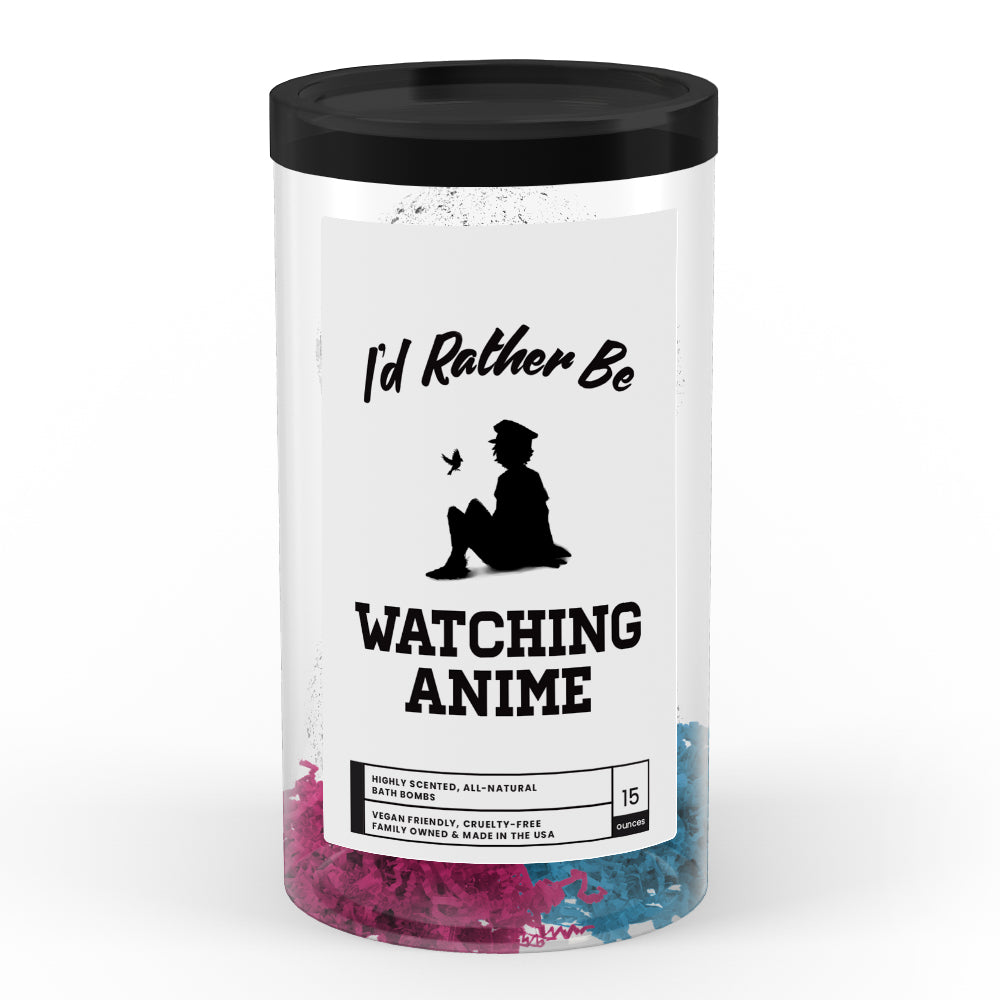 I'd rather be Watching Anime Bath Bombs