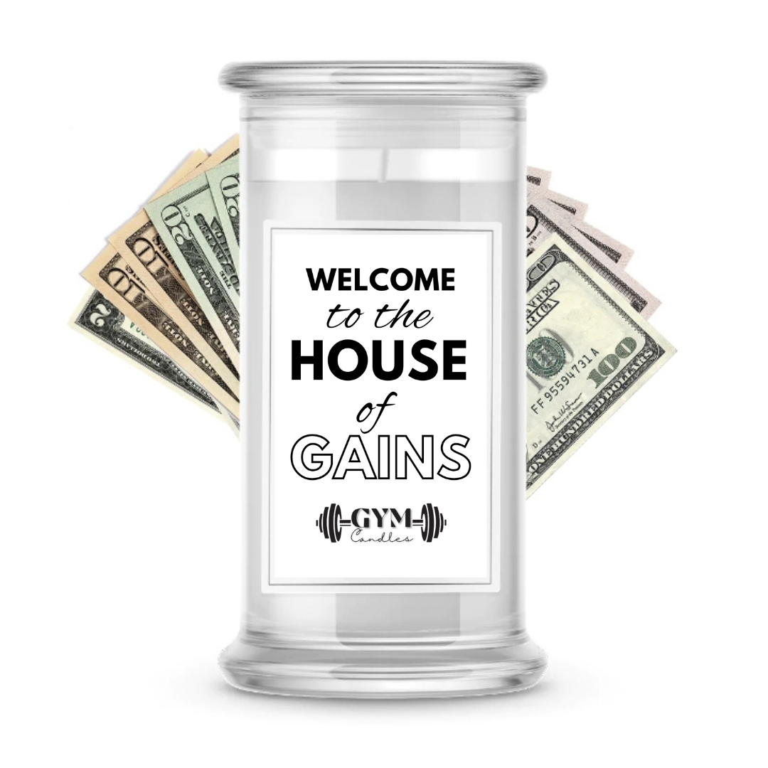 WELCOME to the HOUSE of GAINS | Cash Gym Candles