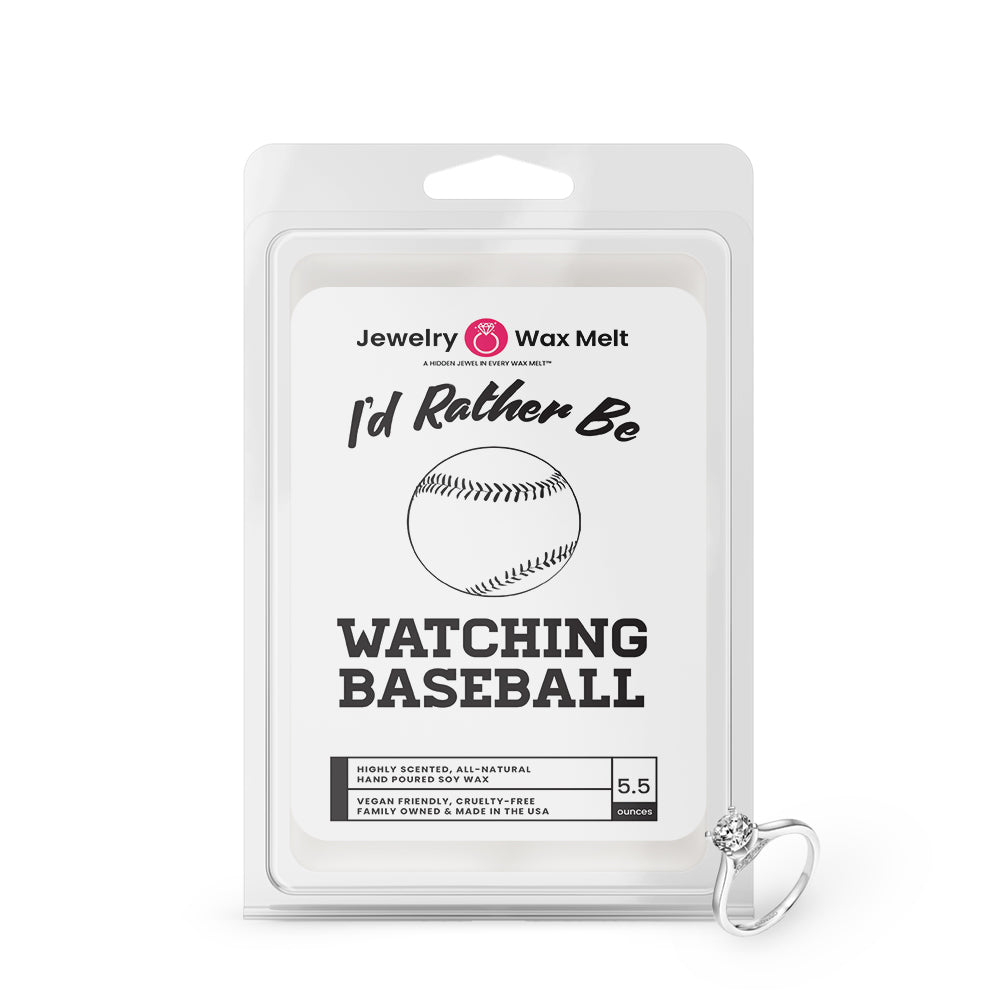 I'd rather be Watching Baseball Jewelry Wax Melts