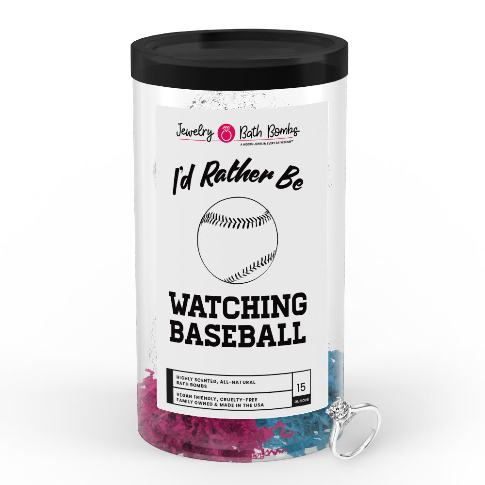I'd rather be Watching Baseball Jewelry Bath Bombs