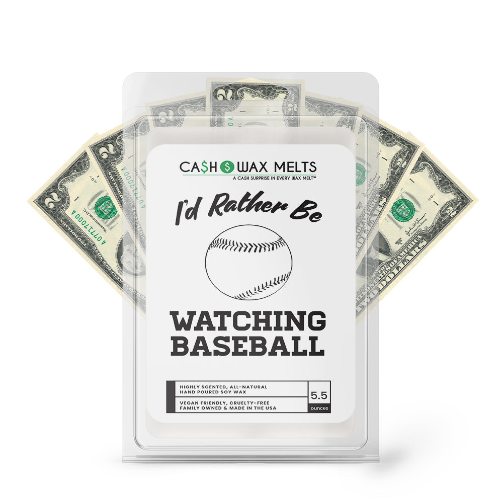 I'd rather be Watching Baseball Cash Wax Melts