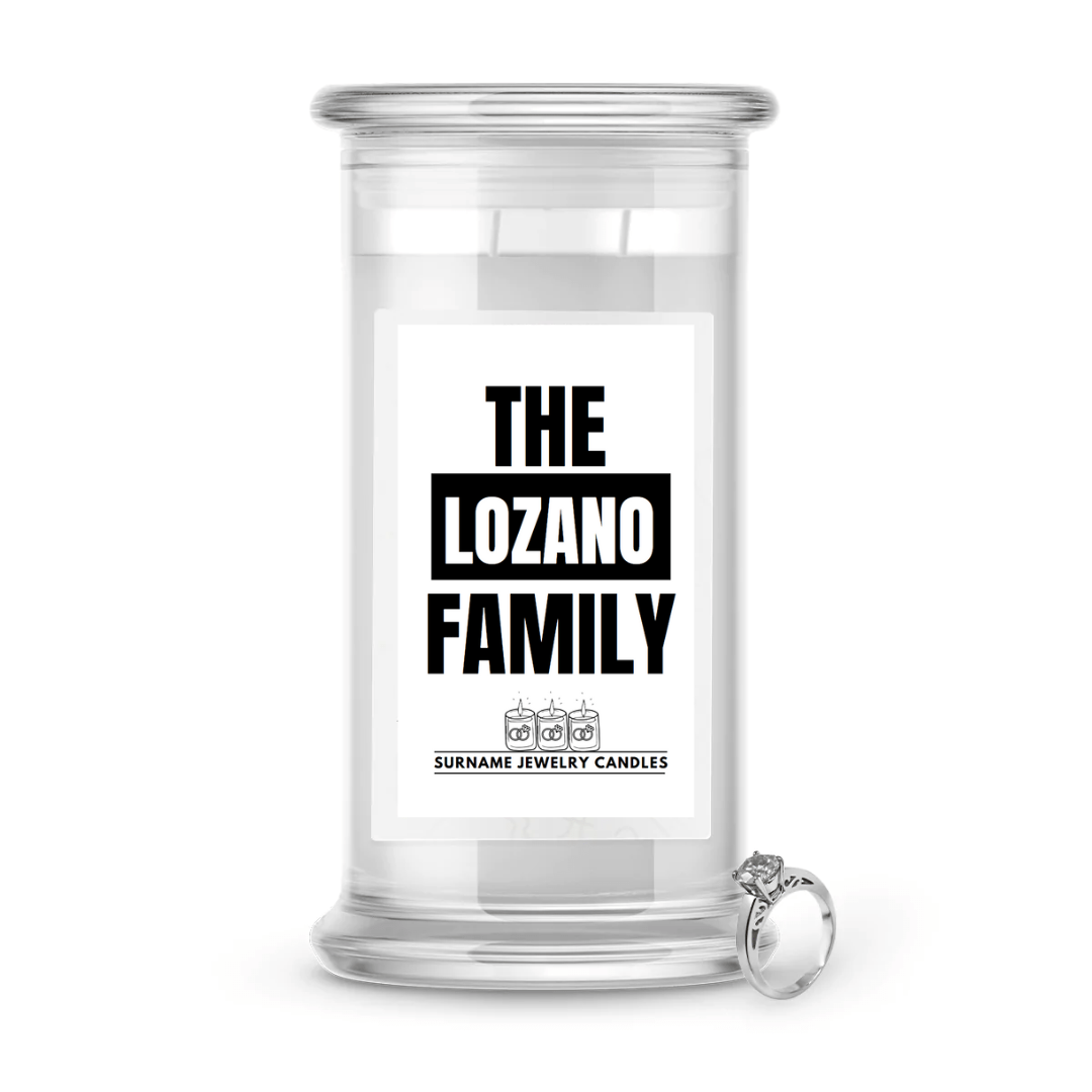 The Lozano Family | Surname Jewelry Candles
