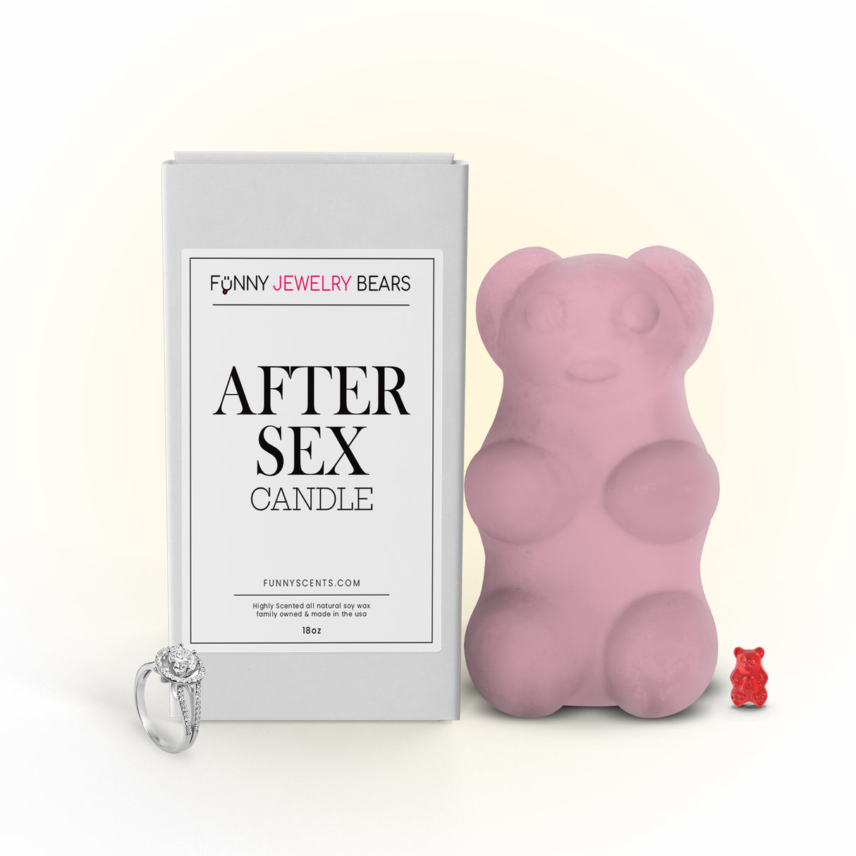After Sex Candle Funny Jewelry Bear Wax Melts