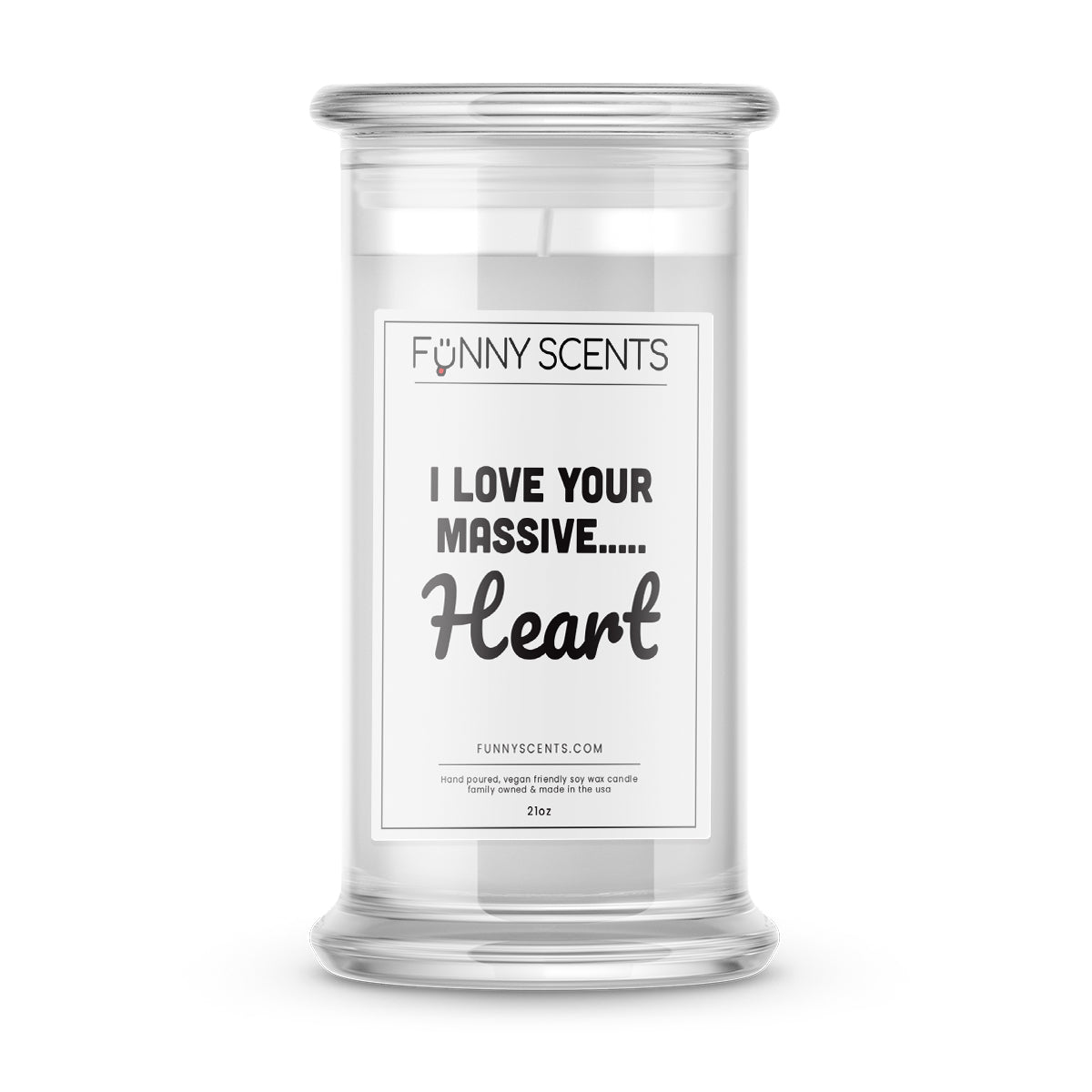 I Love Your Massive… Heart Funny Candles