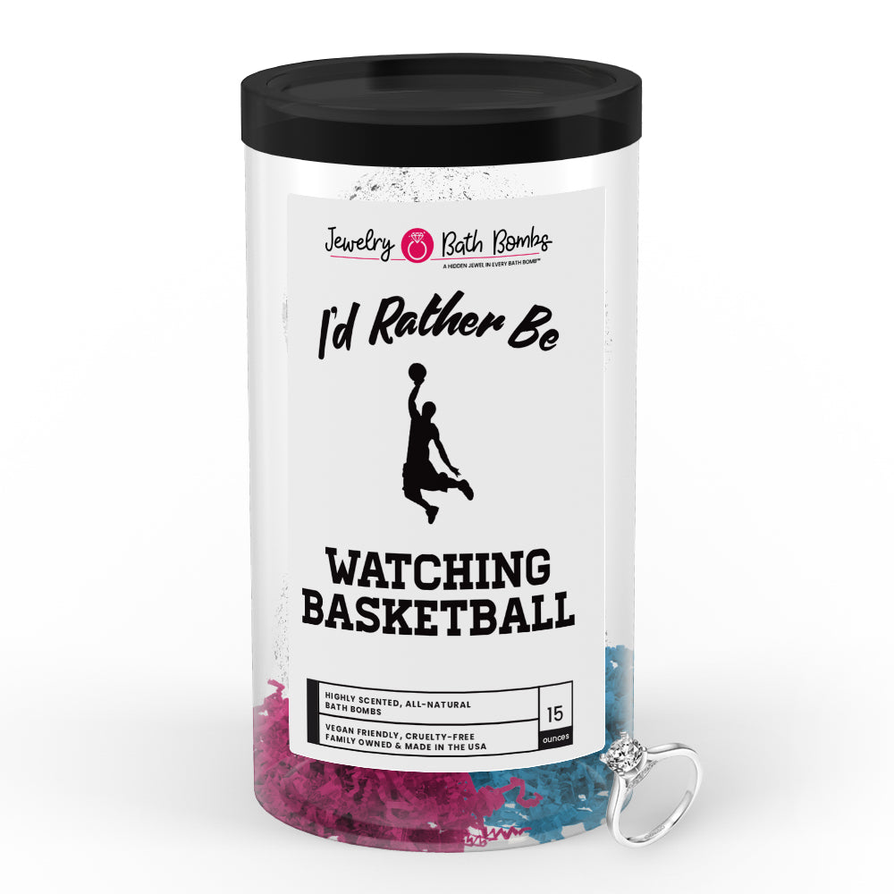 I'd rather be Watching Basketball Jewelry Bath Bombs