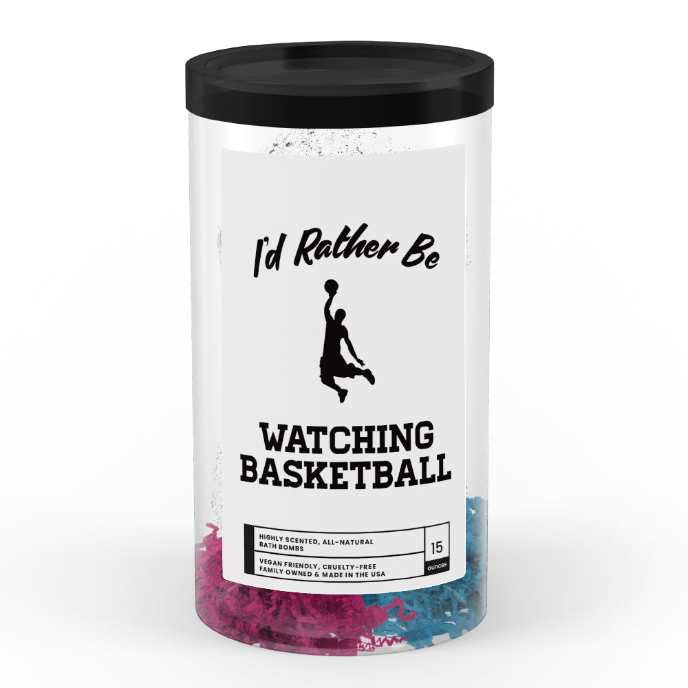 I'd rather be Watching Basketball Bath Bombs