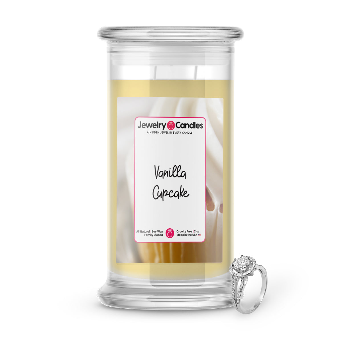 Vanilla Cupcake Jewelry Candles