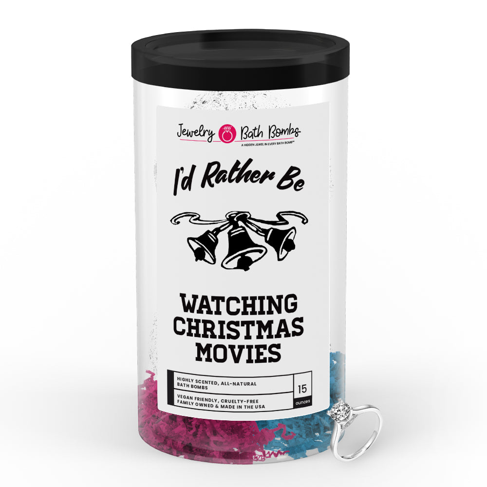 I'd rather be Watching Christmas Movies Jewelry Bath Bombs