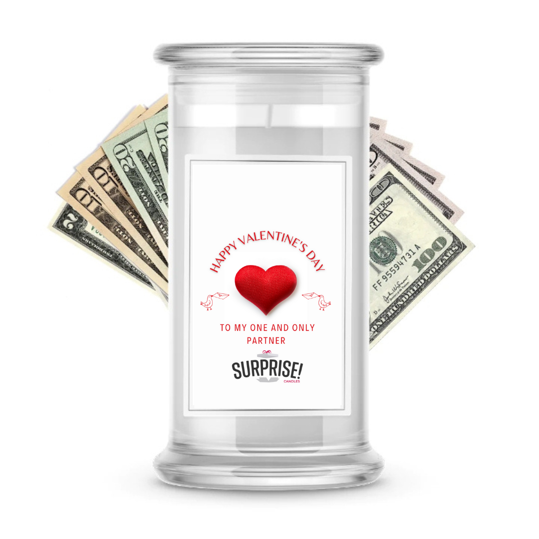 Happy Valentine's Day | Valentine's Day Surprise Cash Candles