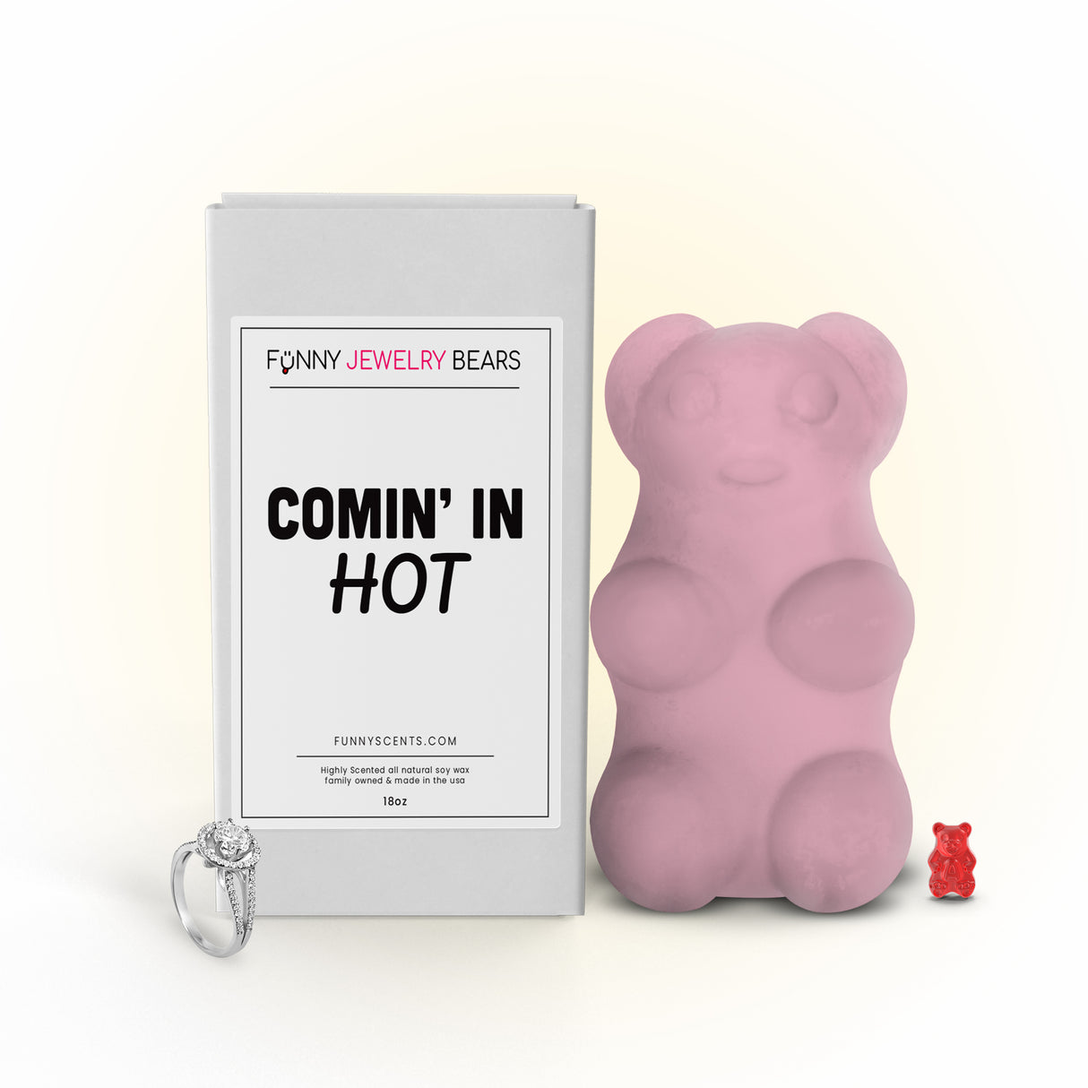 Comin' IN Hot Funny Jewelry Bear Wax Melts