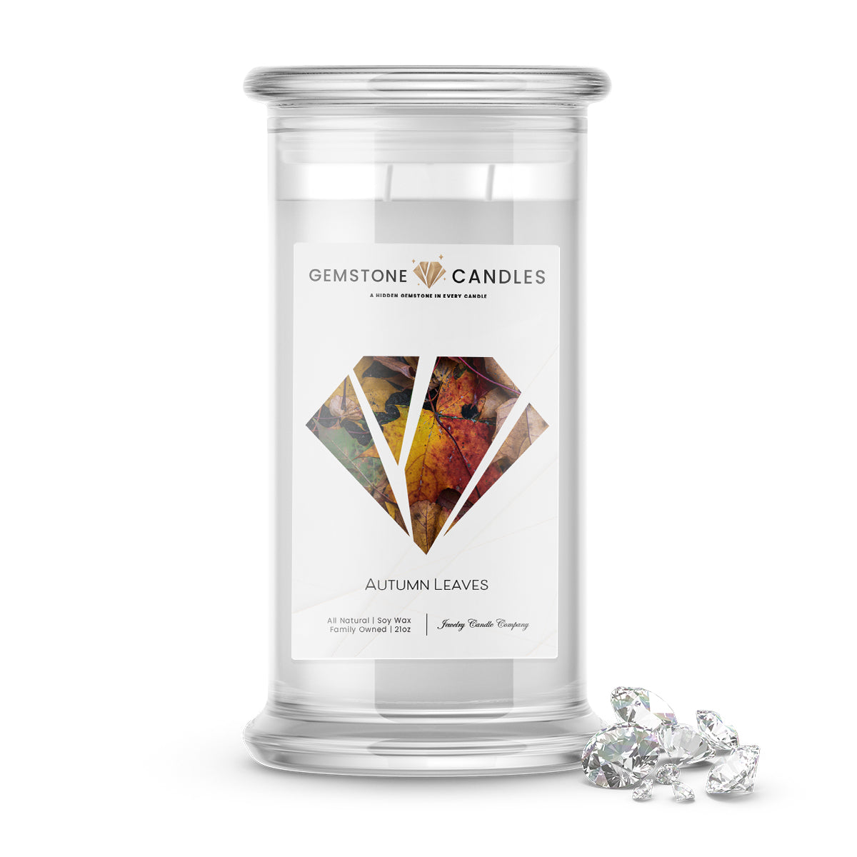 Autumn Leaves | Gemstone Candles