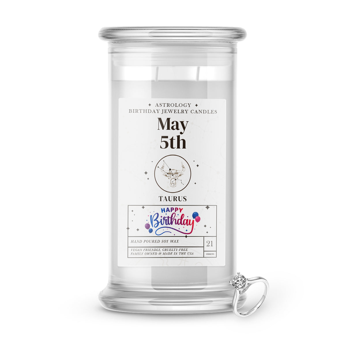 TAURUS | ASTROLOGY BIRTHDAY JEWELRY CANDLES