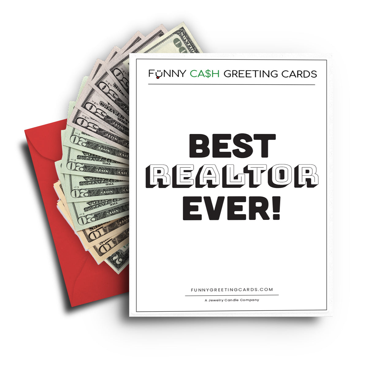 Best Realtor Ever Funny Cash Greeting Cards