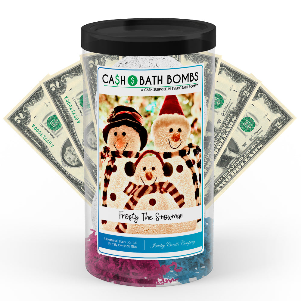 Frosty The Snowman Cash Bath Bombs