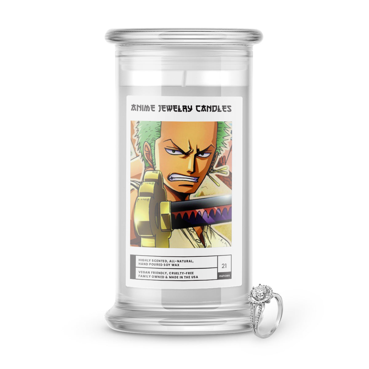 Roronoa, Zoro | Anime Jewelry Candles