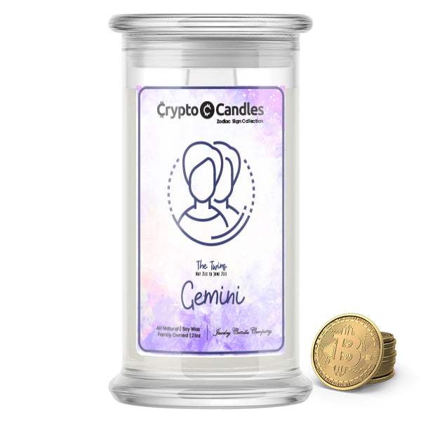 Gemini Zodiac Crypto Candles