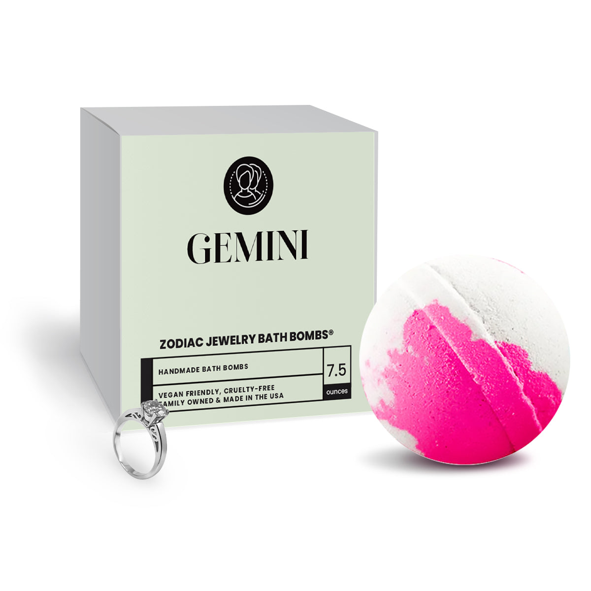 Gemini Zodiac Jewelry Bath Bomb
