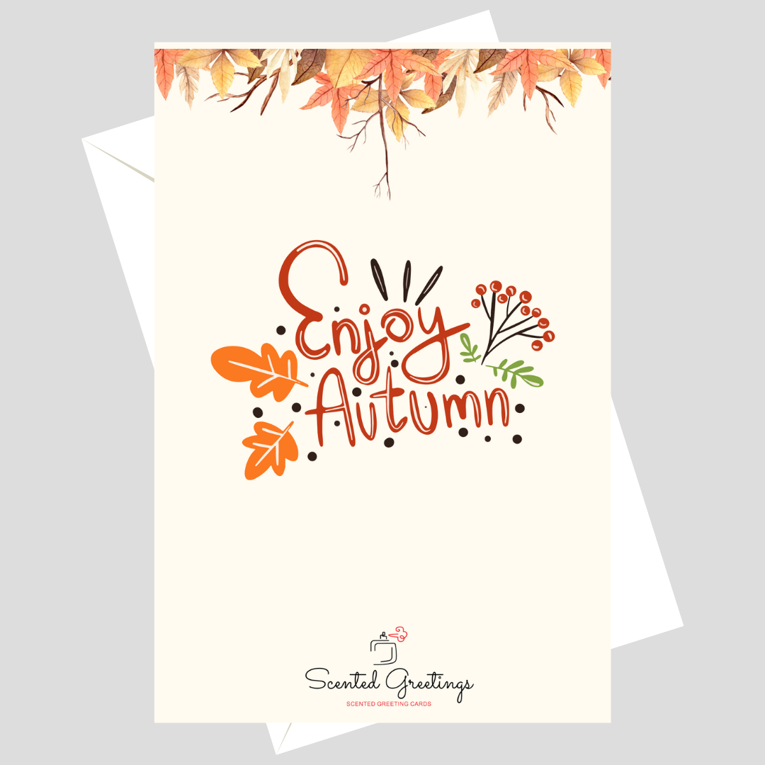 Enjoy Autumn | Scented Greeting Cards
