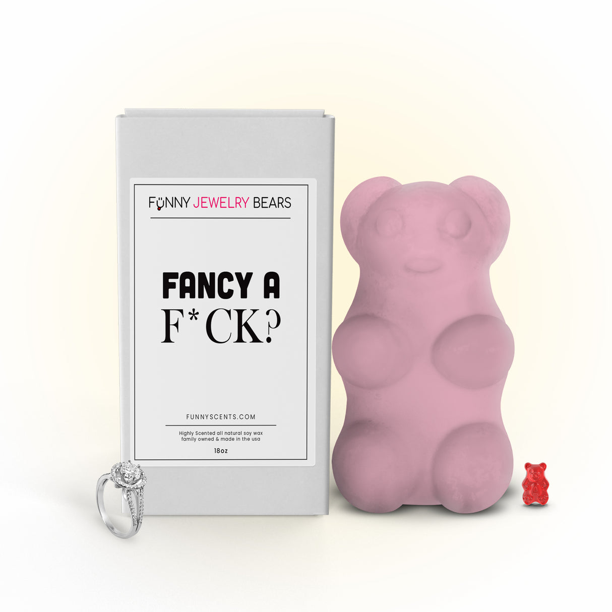 Fancy a F*ck? Funny Jewelry Bear Wax Melts