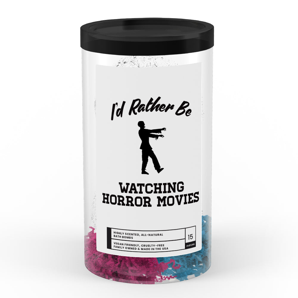 I'd rather be Watching Horror Movies Bath Bombs
