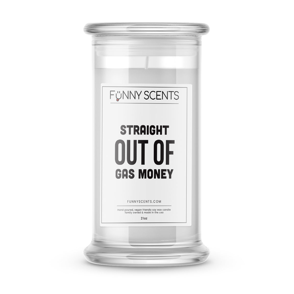 Straight out of Gas Money Funny Candles
