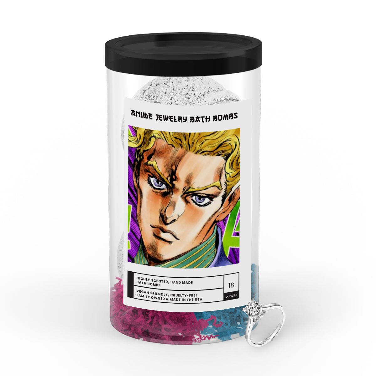 Kira, Yoshikage (吉良 吉影) | Anime Jewelry Bath Bombs