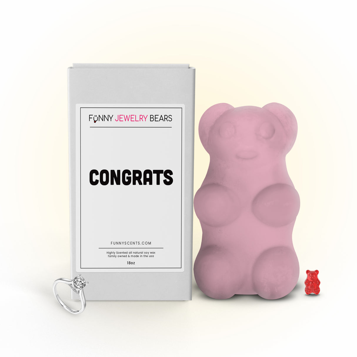Congrats Funny Jewelry Bear Wax Melts