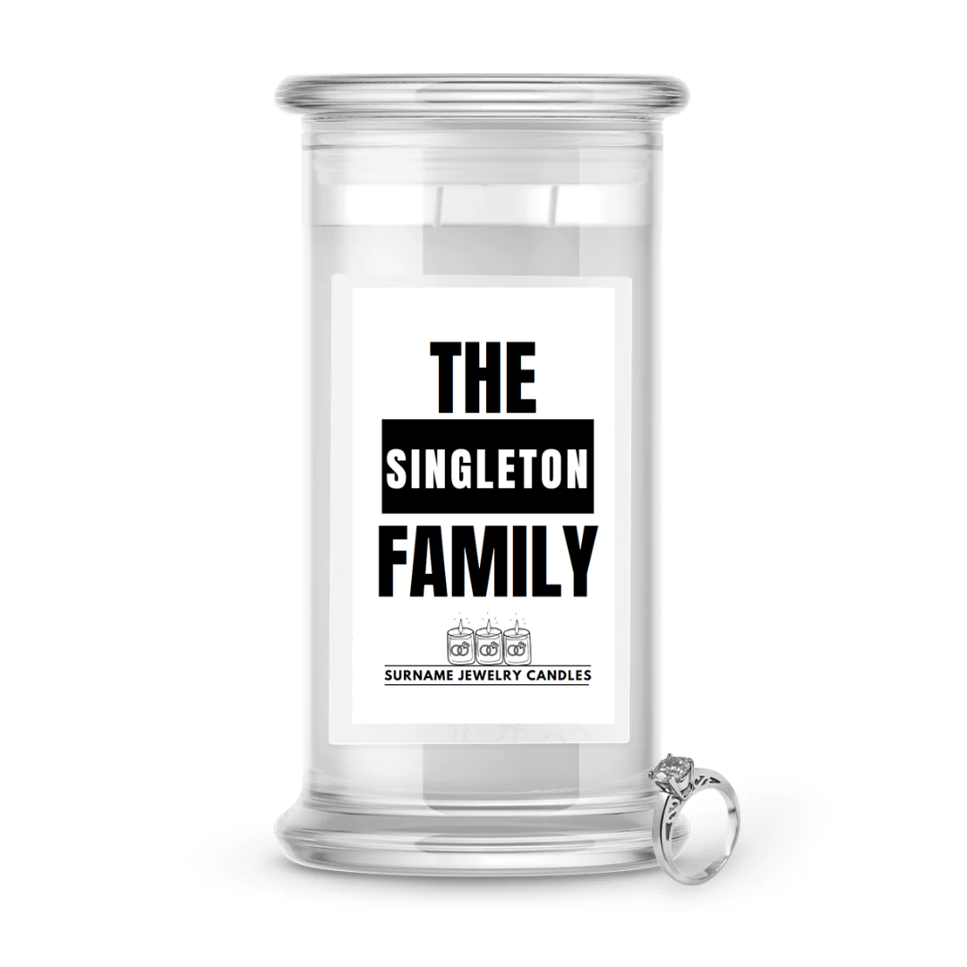 The Singleton Family | Surname Jewelry Candles