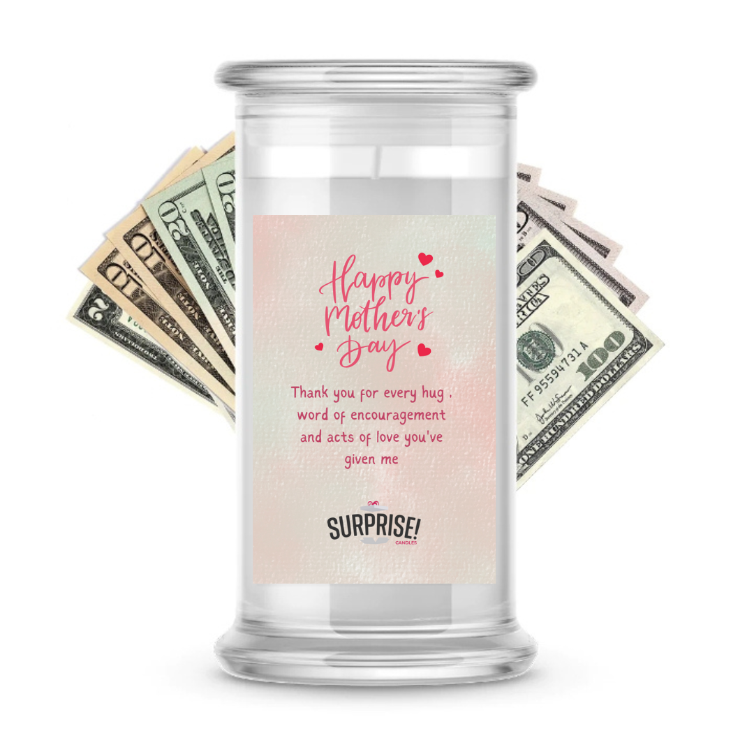 Happy Mother's Day | MOTHERS DAY CASH MONEY CANDLES