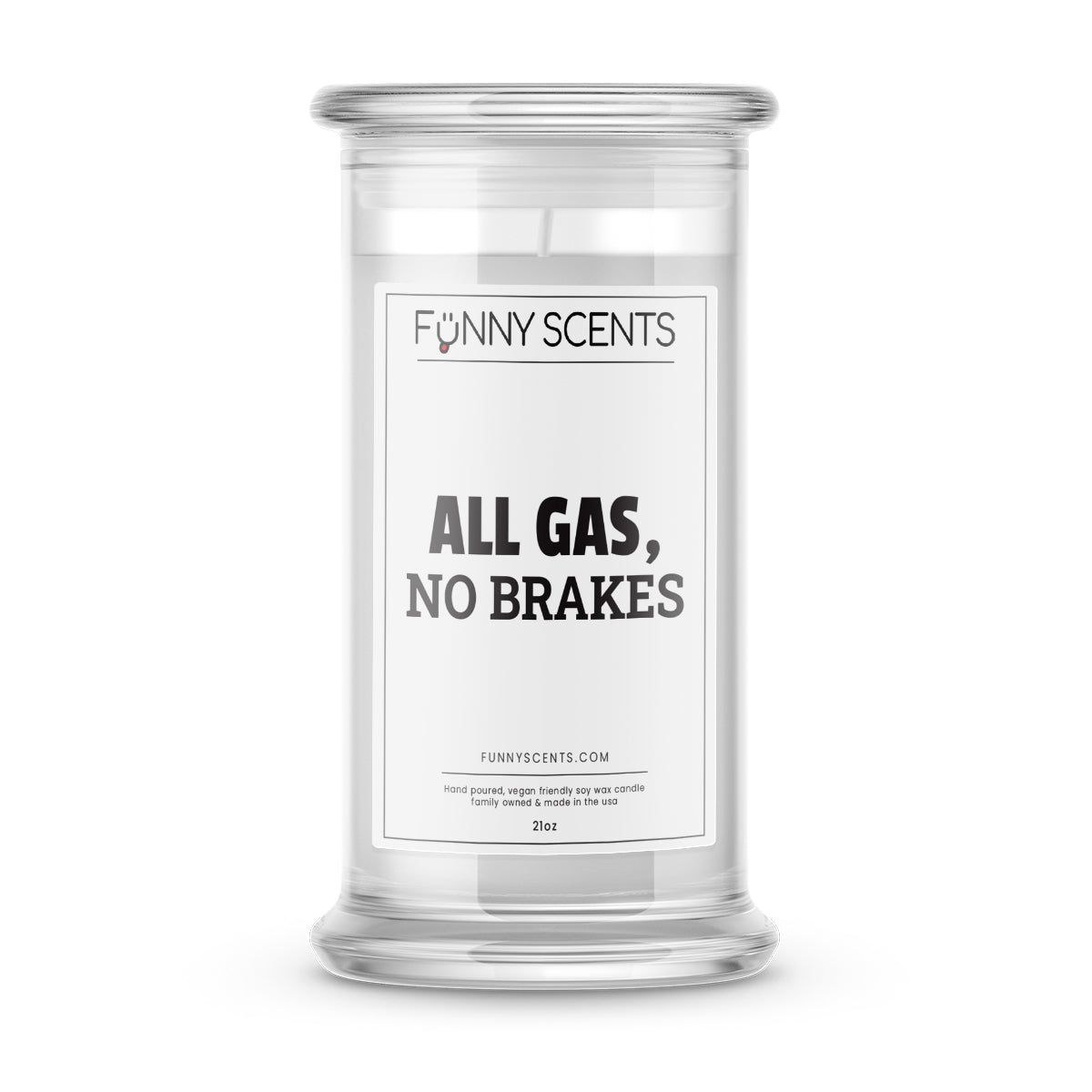 All Gas, No Brakes Funny Candles