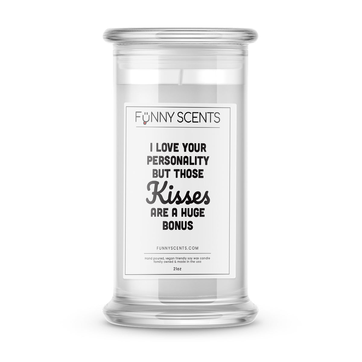 I Love Your Personality But Those Kisses are A huge Bonus Funny Candles