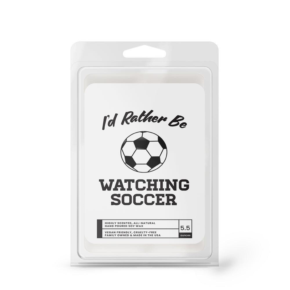 I'd rather be watching Soccer Wax Melts