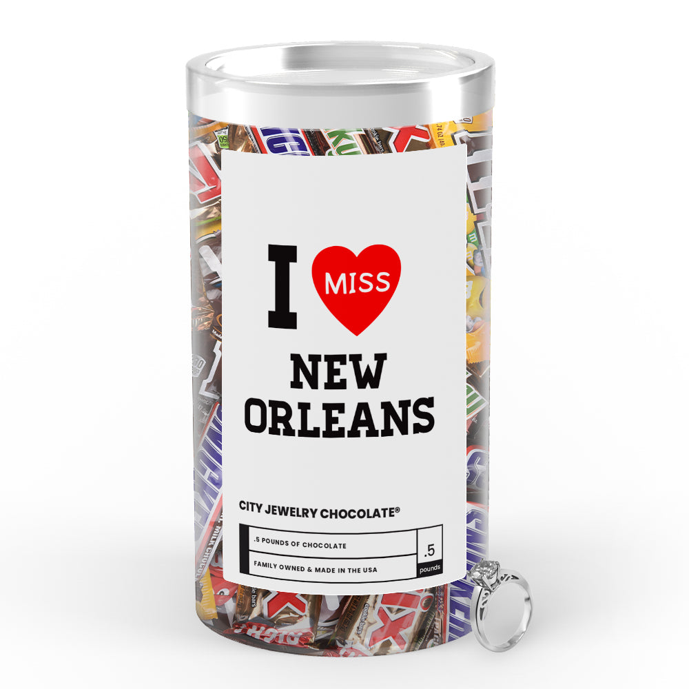 I miss New Orleans City Jewelry Chocolate