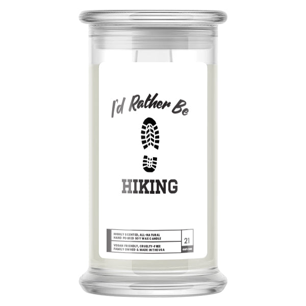 I'd rather be Hiking Candles