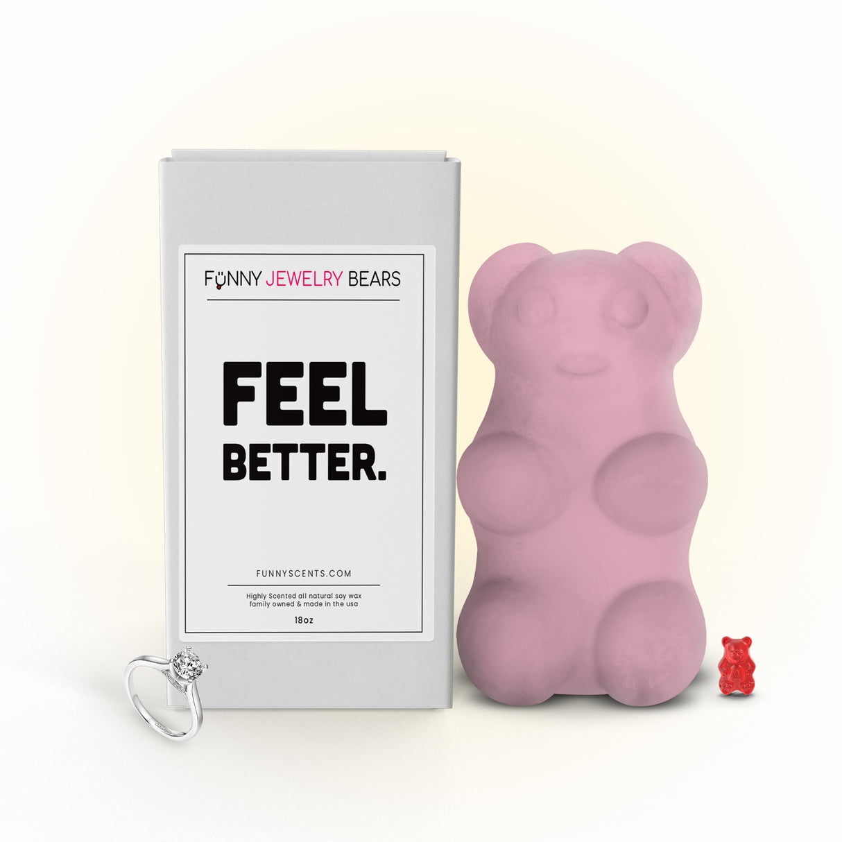 Feel Better Funny Jewelry Bear Wax Melts