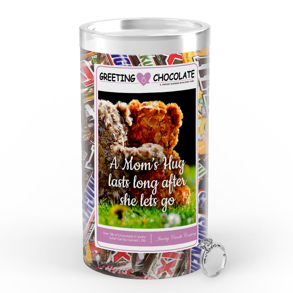 A mom's hug lasts long after she lets go Greetings Chocolate