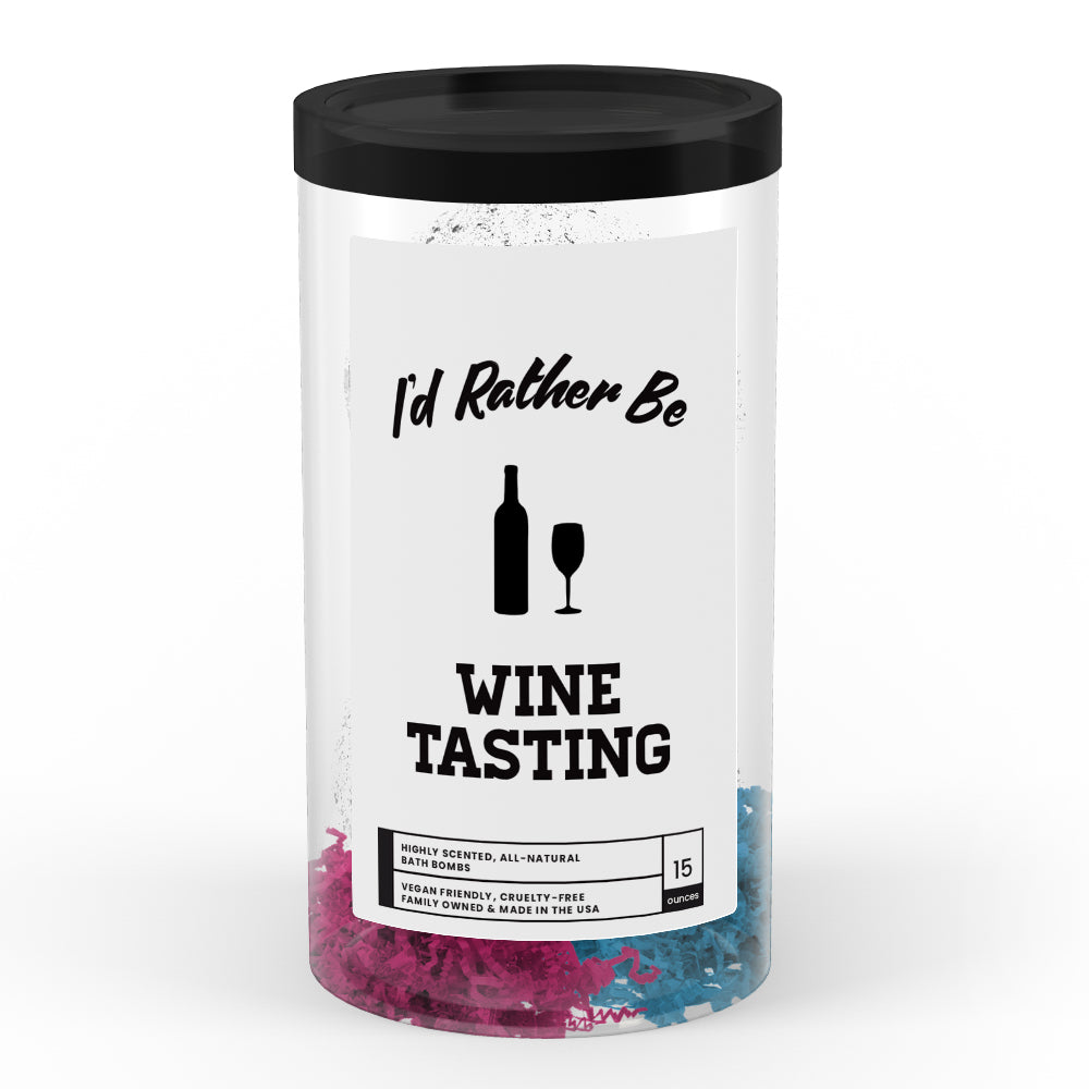 I'd rather be Wine Tasting Bath Bombs