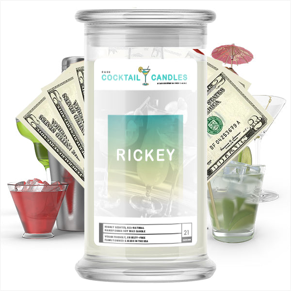 Rickey Cocktail Cash Candle