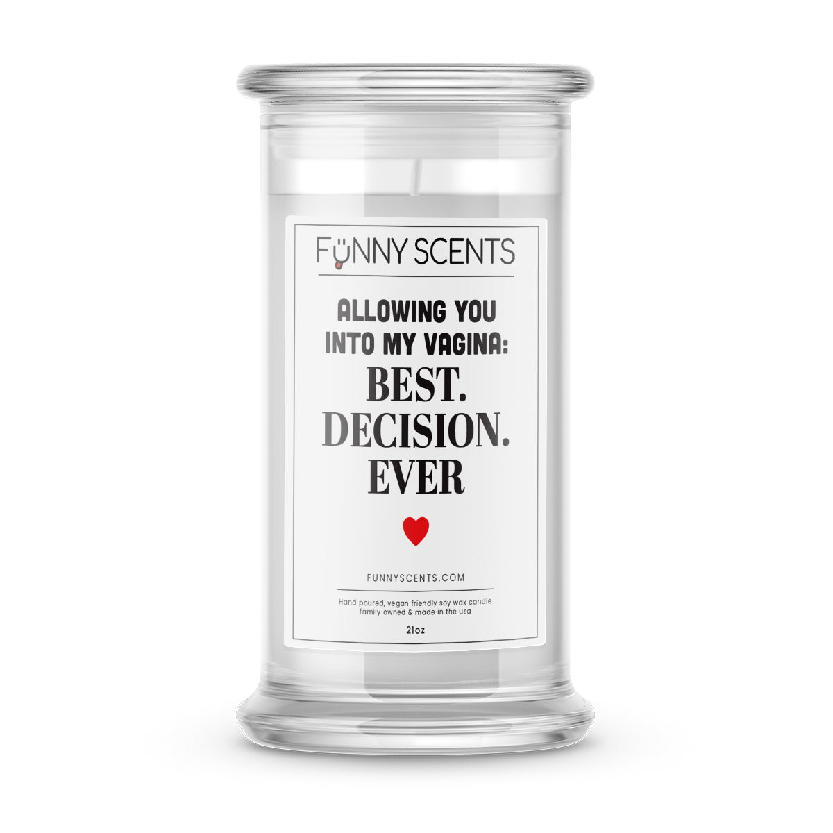 Allowing You Into My Vagina: Best Decision Ever Funny Candles