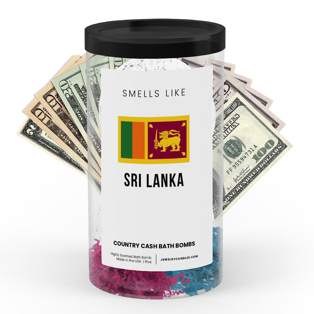 Smells Like Sri Lanka Country Cash Bath Bombs
