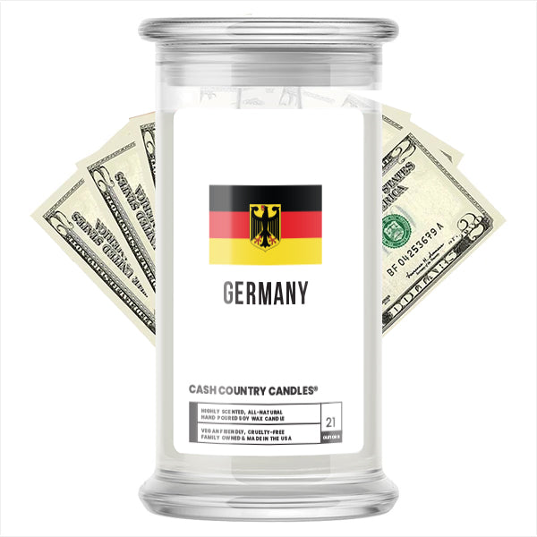 Germany Country Flag Cash Candles