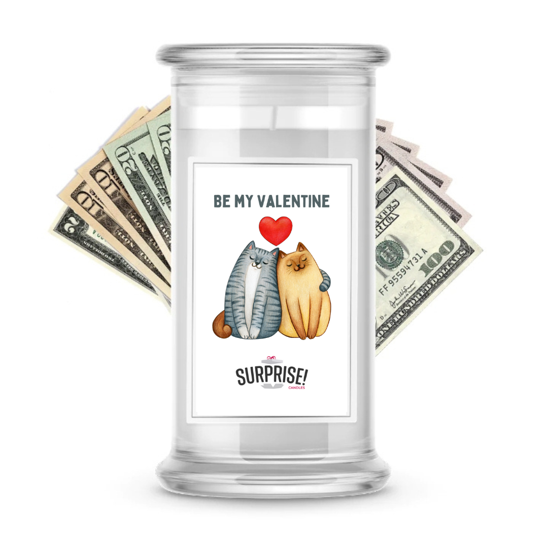 Be My Valentine | Valentine's Day Surprise Cash Candles