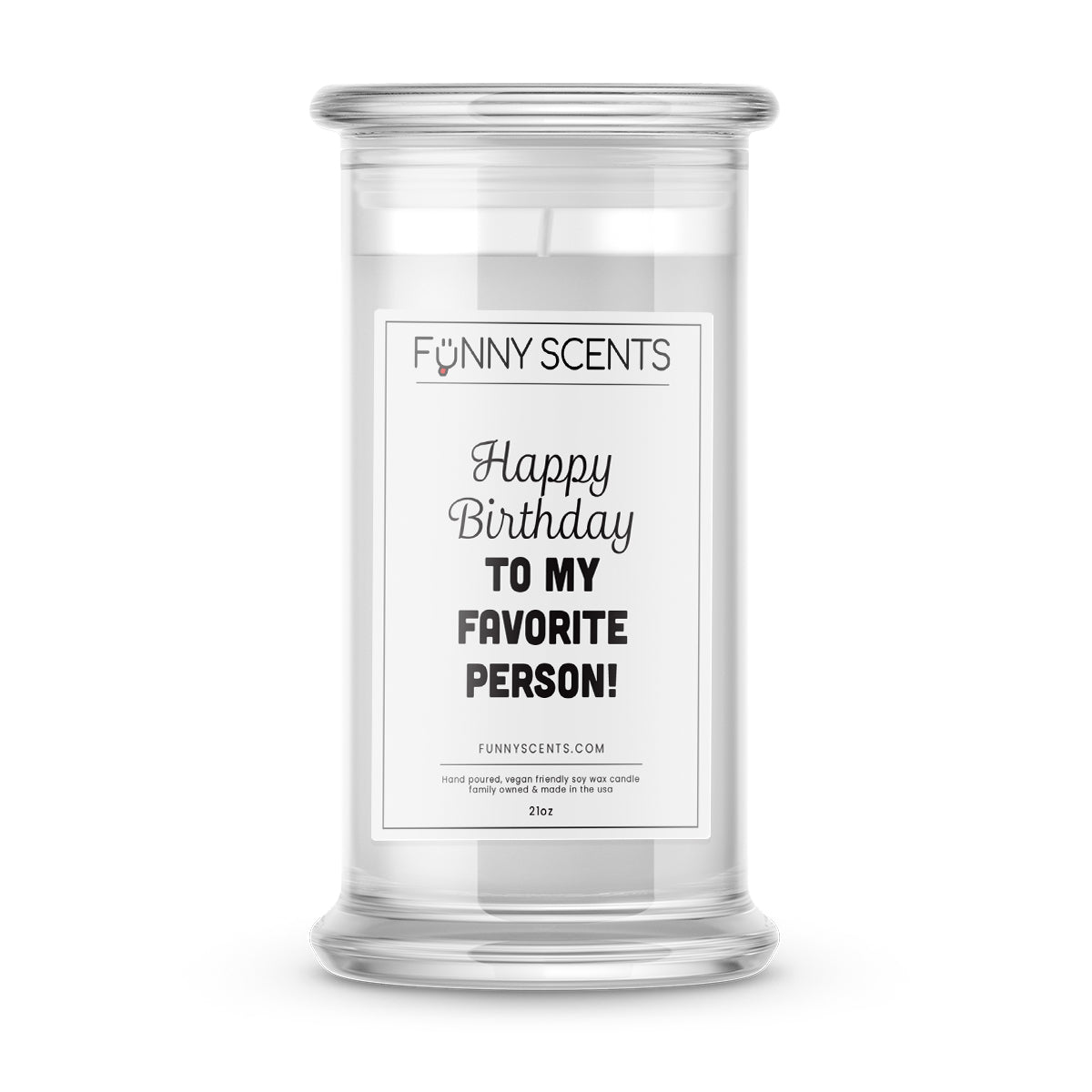 Happy Birthday To My Favorite Person! Funny Candles