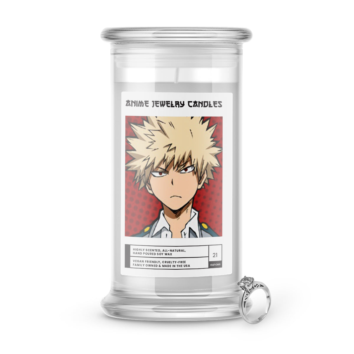 Bakugou, Katsuki | Anime Jewelry Candles