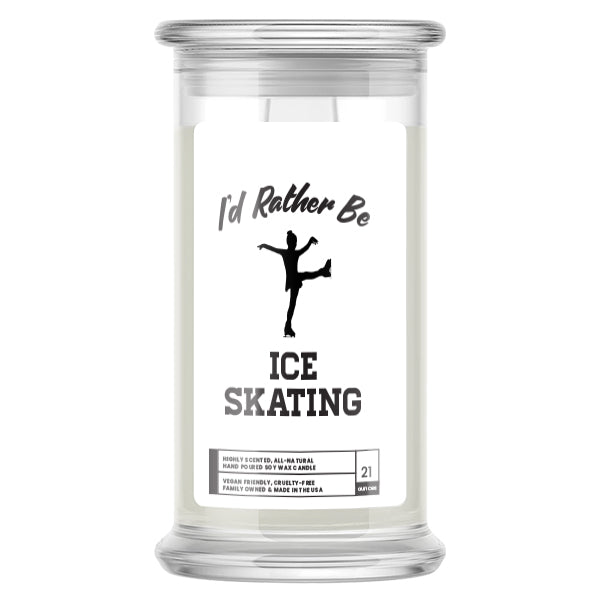 I'd rather be Ice Skating Candles