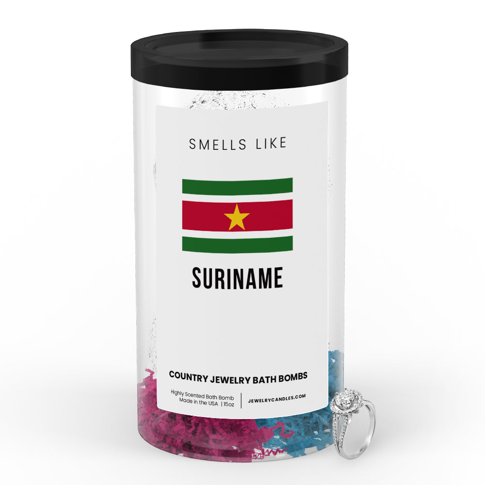 Smells Like Suriname Country Jewelry Bath Bombs