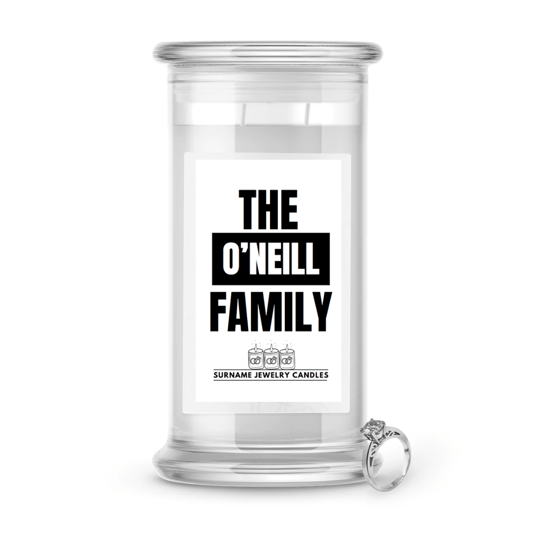 The O'neill Family | Surname Jewelry Candles